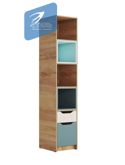 Стеллаж СЖ-001 РИЧ Мята/Сумеречный голубой (Стиль)