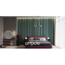 Гипсовая панель FUSION + LED артикул М-0085