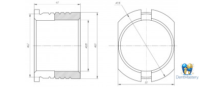 Втулка для полного протокола Ø5.0/H4.5 Osstem