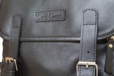 Кожаный рюкзак Santerno black (арт. 3007-05)