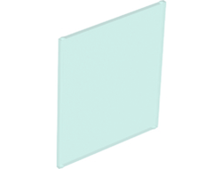 Glass for Window 1 x 6 x 6 Flat Front, Trans-Light Blue (42509 / 6254895)