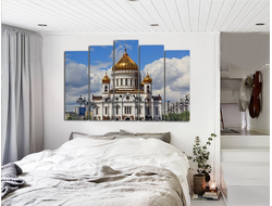 Модульная картина "Храм Христа спасителя Москва"