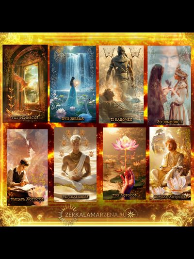 Таро 3 13 Мир Живой и Мир Иной Маржены Горбовой, с инструкцией и золотыми срезами.