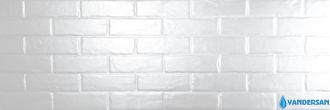 Плитка Brick White Gloss WT15BLR16 25х75