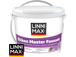 Краска фасадная силиконовая LINNIMAX SILIKON MASTER FASSADE Белая база 1 10 л