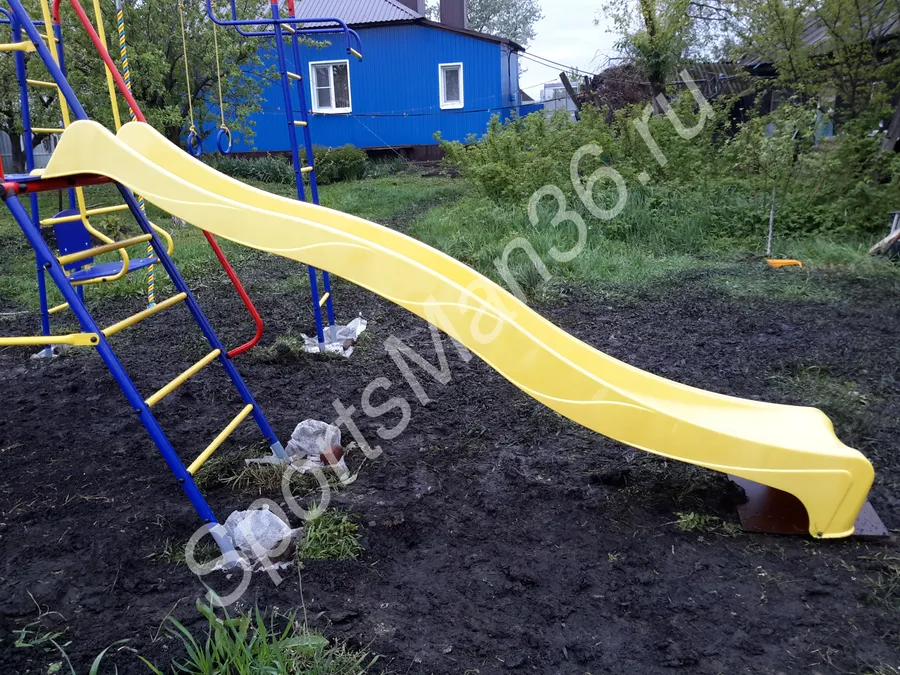 УЛИЧНЫЙ ДЕТСКИЙ СПОРТИВНЫЙ КОМПЛЕКС ПИОНЕР-МОРЯЧЕК С ГОРКОЙ S-line 3 м