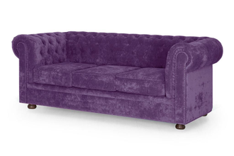 Диван Честер 3-местный с декоративным молдингом