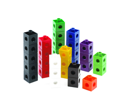 Кубики соединяющиеся 2 см. Набор 100 шт.