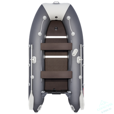 Лодка ПВХ Мастер Лодок Таймень LX3600СК Графит / Св.Серый