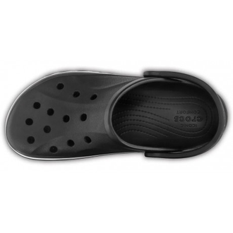 CROCS BAYABAND CLOG ЧЕРНЫЕ С БЕЛЫМ