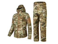 Демисезонный комплект одежды софтшел ESDY 4 кармана, цвет мультикам (Размер: M)