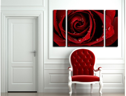 Модульная картина "Бутон розы"