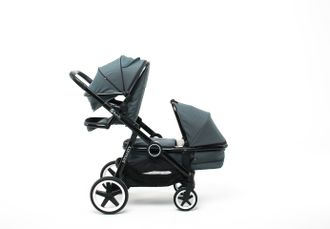 Коляска для погодок BabyZz Dynasty Gray (люлька и 2 прогулки)