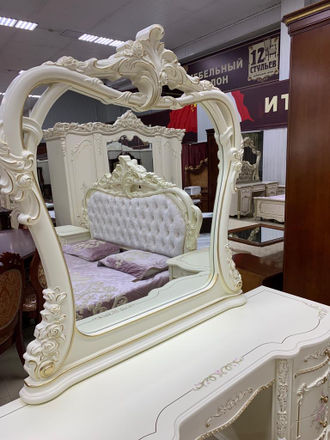 Мебель для спальни Оливия 607 Китай, матовый, Москва, туалетный столик с зеркалом Оливия