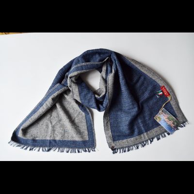 Синий с серым шарф Vizio Италия 6202 SS