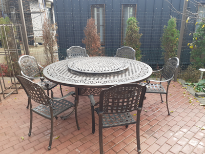 Набор обеденной мебели из алюминия Nice 6