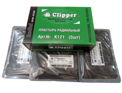 CLIPPER НАБОР ЗАПЛАТ K121 кордовые для боковых порезов 90*135мм (2 слоя корда) (5шт.)