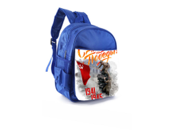 Рюкзак синий на 9 Мая, День Победы Знамя Победы!