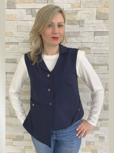 Жилет 711-1224 синий