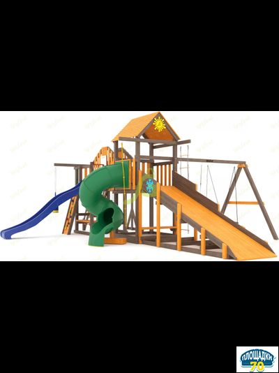 Всесезонная площадка IgraGrad С Мостик 1 с трубой SF2