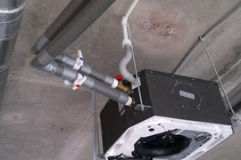 Установка/монтаж/обвязка фанкойлов - настенных и промышленных