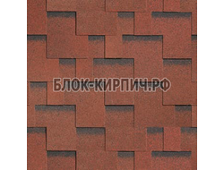 Гибкая черепица Shinglas ультра фокстрот рябина