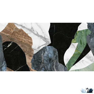 Керамогранит Fusure Ceramic FSS12036 60х120 см разноцветный глянцевый