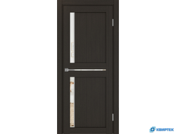 Дверь царговая экошпон Турин 523АПП.221 Венге Молдинг SC Зеркало купить в Челябинске | КВИРТЕК