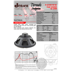 Jensen N12/100TR (16 Ом) - динамик гитарного кабинета
