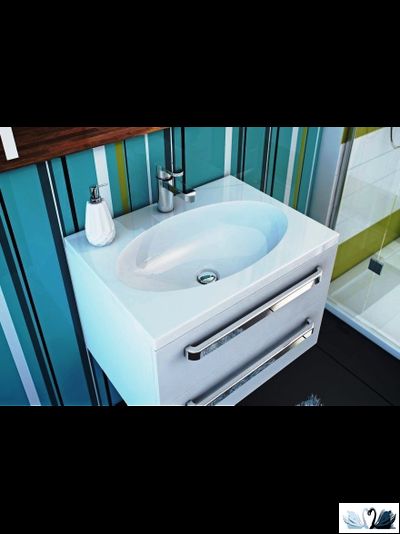 Раковина Эстет Vegas 60 х 45 см Мраморная мебельная в ванную