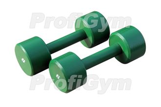 ГАНТЕЛЬ «PROFIGYM» НЕРАЗБОРНАЯ С ПОЛИМЕРНЫМ ПОКРЫТИЕМ 6 КГ