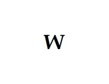 W