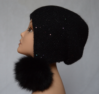 Vizio 6463 шапка Италия с помпонами фото