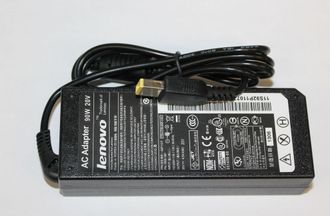 Блок питания для ноутбука Lenovo 20V 4,5A 90W (прямоугольный разъем) (комиссионный товар)