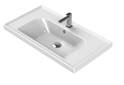 Мебель для ванной Opadiris Элеганс 80 белый матовый (с зеркалом)