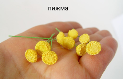 Набор молдов "Пижма+ Пузыреплодник+Коробочки льна "