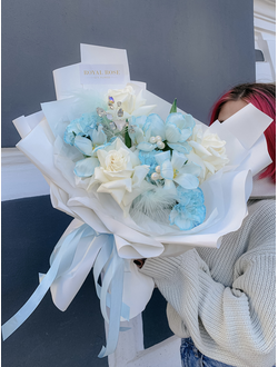 Букет со стразами "Хрусталь"