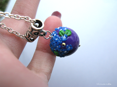 Кулон "Цветущий шар"