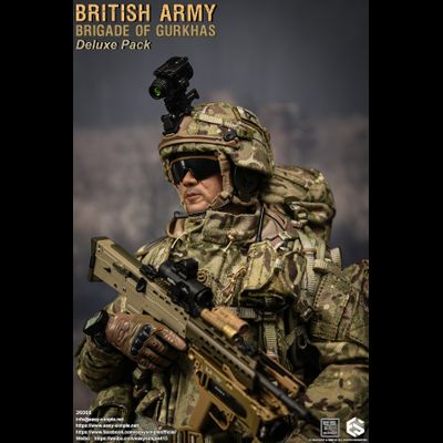 Боец бригады гуркхов Британской армии - Коллекционная ФИГУРКА 1/6 British Army Brigade of Gurkhas Deluxe Pack (26068) - Easy&amp;Simple