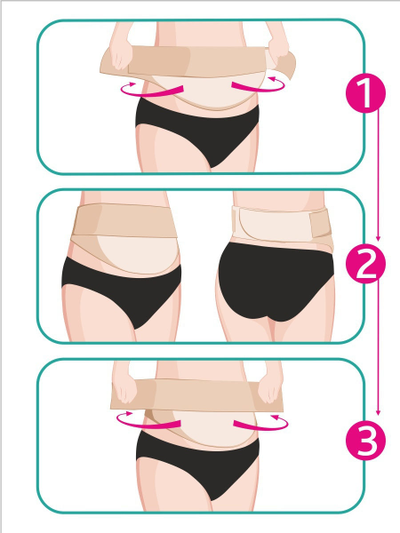 Бежевый дородовой бандаж 44416