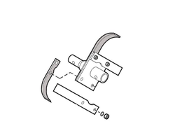 Нож VH440/400 пропашной лев.