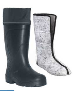 Сапоги ЭВА мужские зимние "Север" (SARDONIX) -45С, с вкладным чулком и манжетой