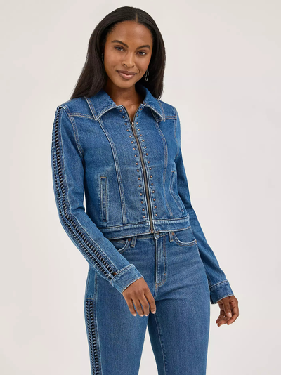 Куртка Wrangler® Women's Braided Denim Jacket