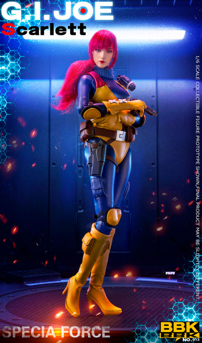 Скарлетт (G.I.Joe series) - Коллекционная ФИГУРКА 1/6 G.I.JOE Scarlett (BBK013) - BBK