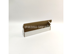 Коробка с откидной крышкой 250*40*40 мм БЕЛЫЙ