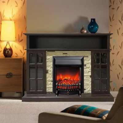 Электрокамин Бордо AO M1 с очагом Fobos