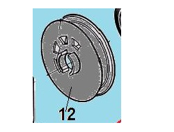 12 YD46007-25211 Барабан стартера 237, 241