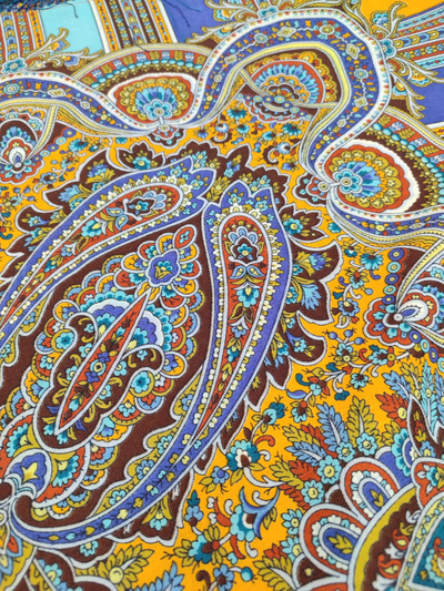 Павловопосадский платок Золотой петушок 1943-52