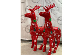 Новогодние уличные фигуры из стеклопластика