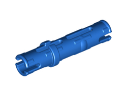 Technic, Pin 3L with Friction Ridges, Blue (6558 / 4514553 / 6299413)